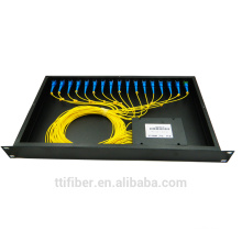 Opn 1 * 16 plc cable de fibra óptica divisor cassette